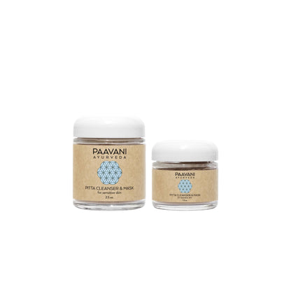 Pitta Cleanser & Mask | Ayurvedic Cleansing Grains for Sensitive, Reactive Skin-2