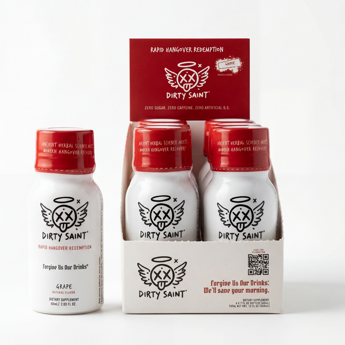 Rapid Hangover Recovery Shot in Natural Grape Flavor