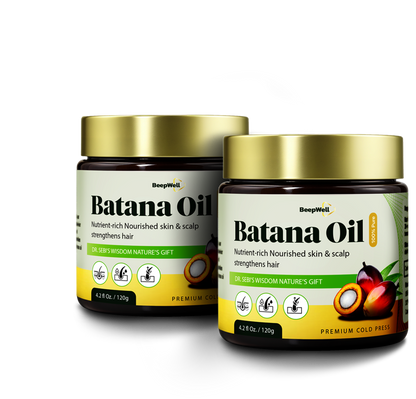 BeepWell Cold-Pressed Batana Oil – Pack of 2
