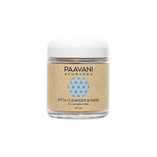 Pitta Cleanser & Mask | Ayurvedic Cleansing Grains for Sensitive, Reactive Skin-0
