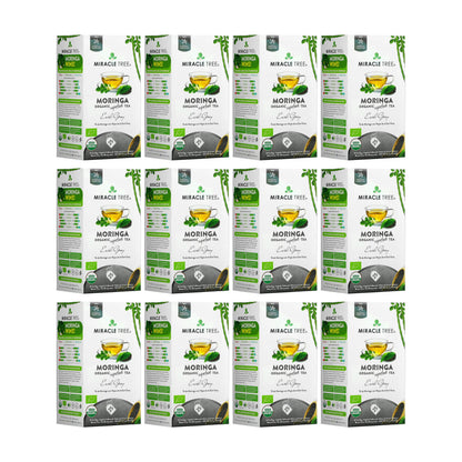 Organic Moringa Tea - Earl Grey - Low Caffeine Herbal Tea